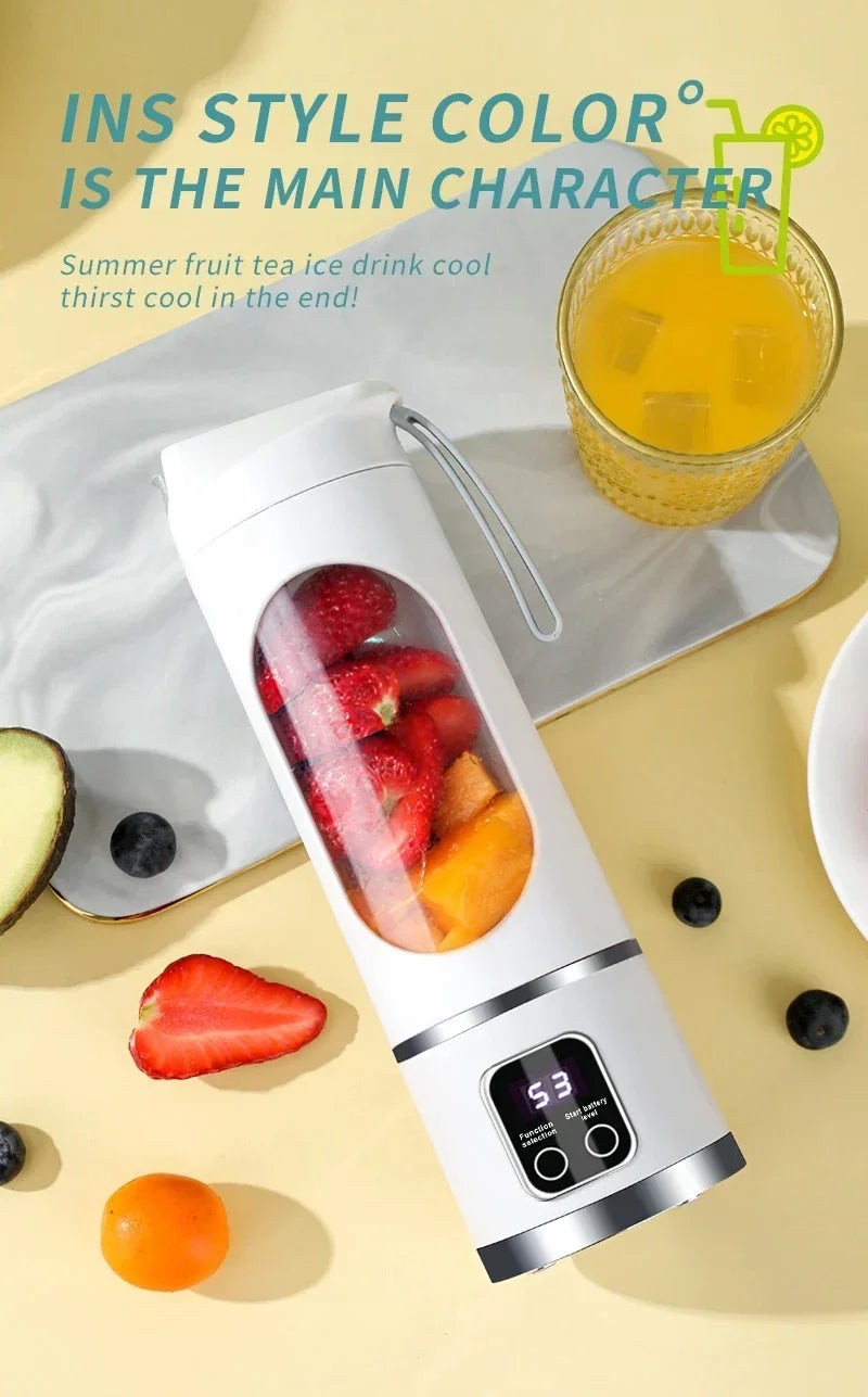 Portable Blender 450ml – 8 Blades