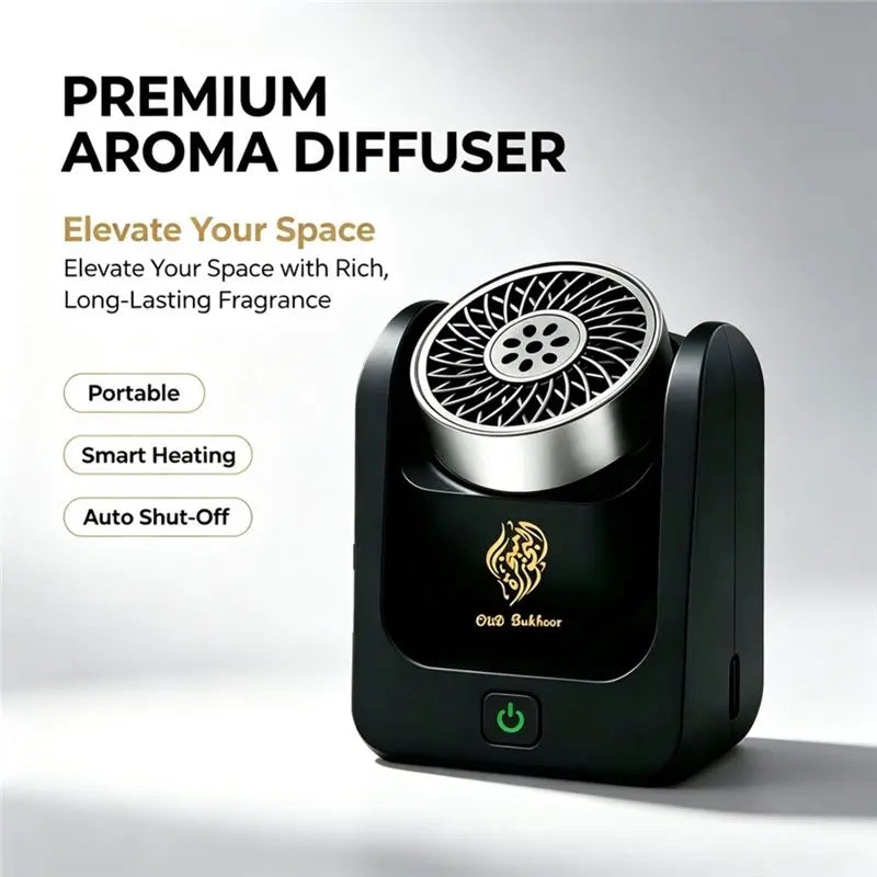 A25F Rotating Electric Bakhoor Burner for Car & Home