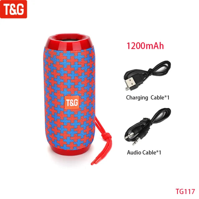 Portable Wireless Bluetooth Speaker with FM Radio