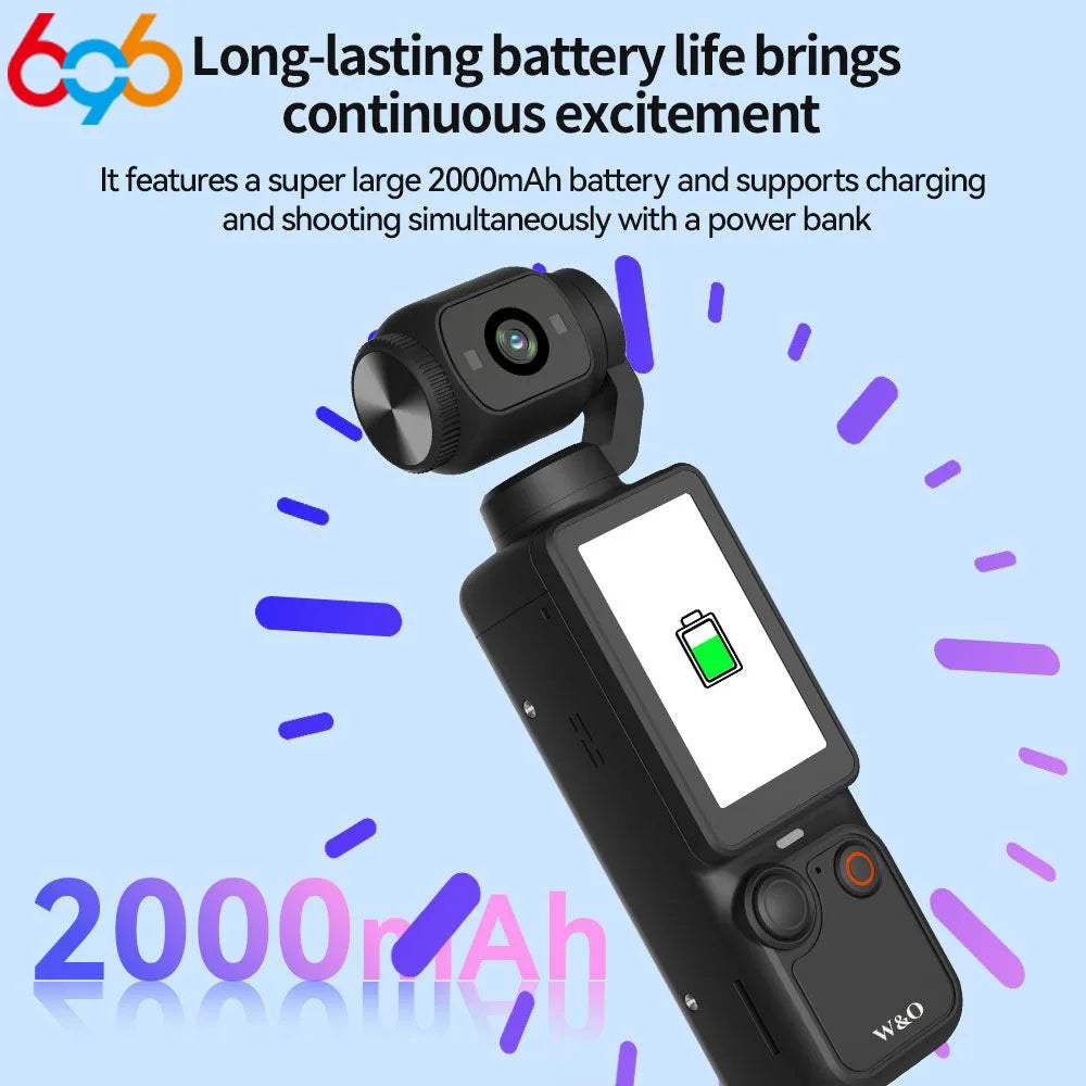 1080P Sports Camera with 180° Rotating Lens