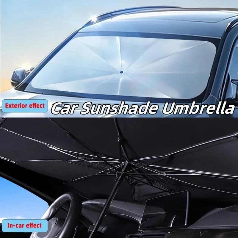 Foldable Car Windshield Sun Shade Umbrella