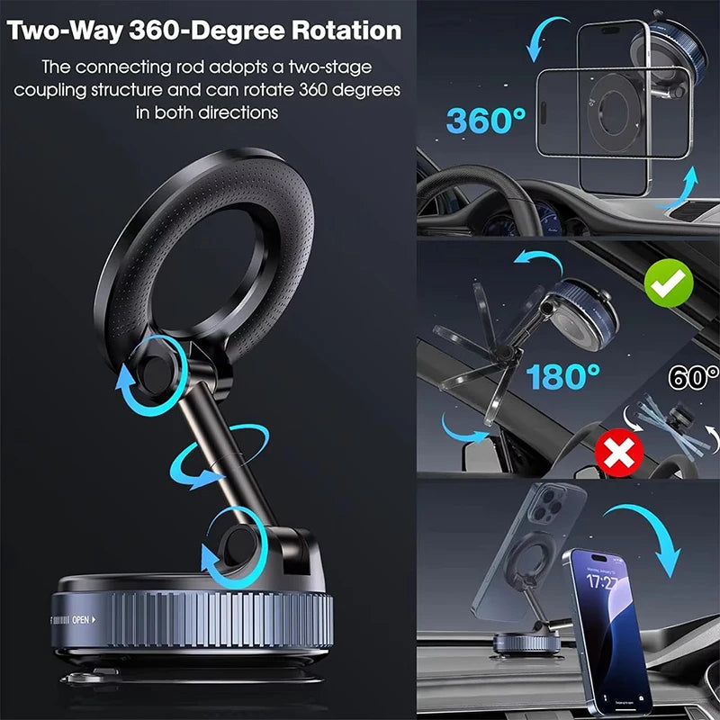 Foldable Magnetic MagSafe Phone Holder – 360°