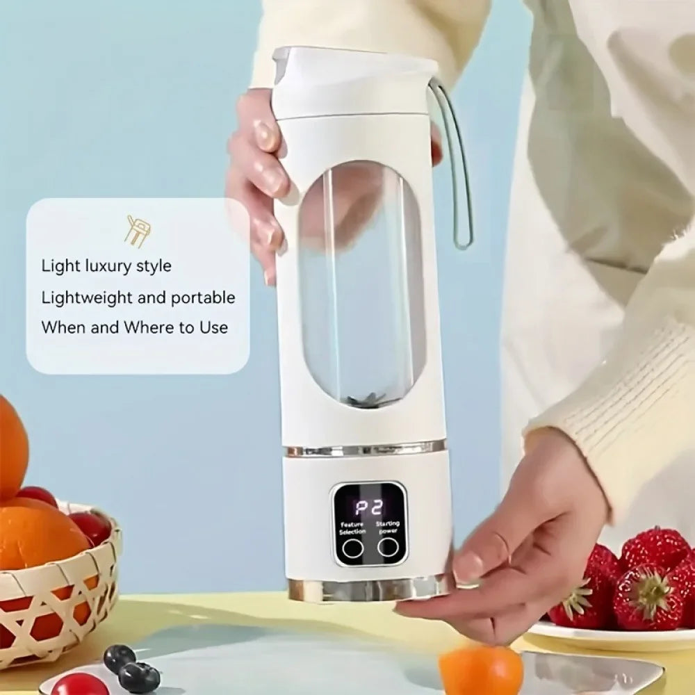 Mini Blender with Digital Display – 12 Blades