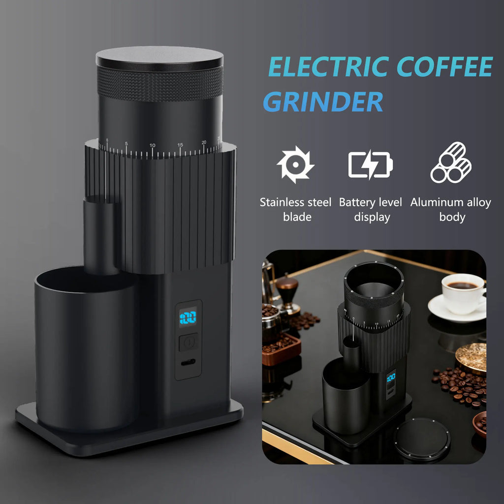 Portable Electric Coffee Grinder – USB Rechargeable