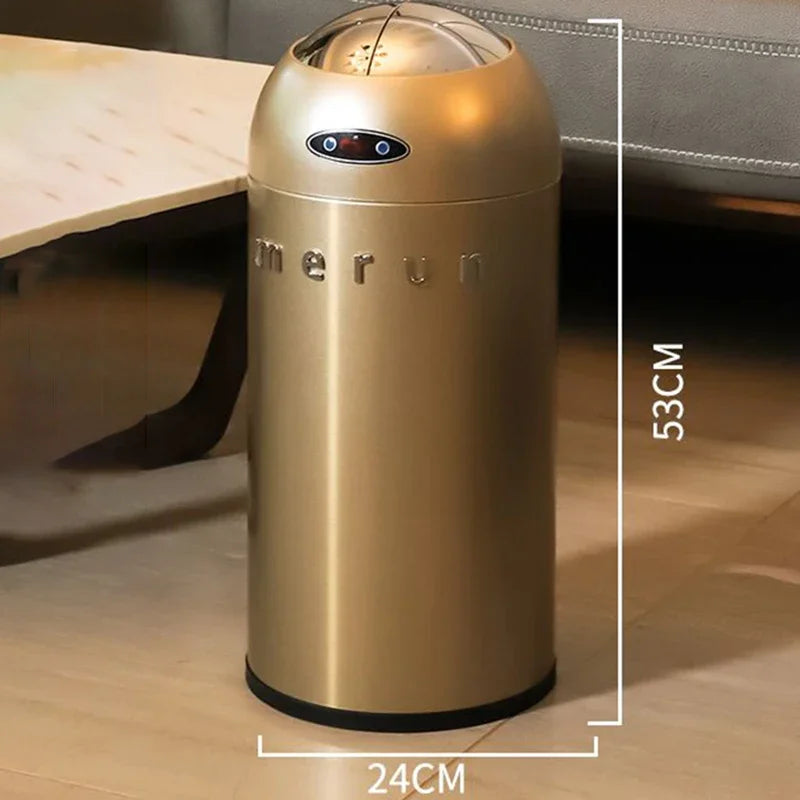 Stainless Steel Smart Sensor Trash Can