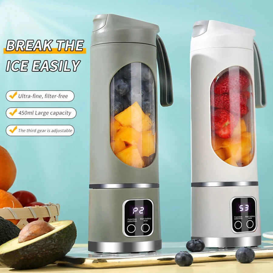 USB Mini Blender – Stainless Steel Blades