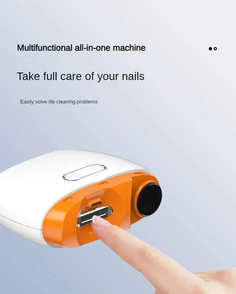 Smart Electric Nail Trimmer Automatic Polished Armor Trim Nail Clipper Smart Home Suitable for Children Nail Trimming