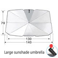 Car Sun Shade Umbrella – Silver