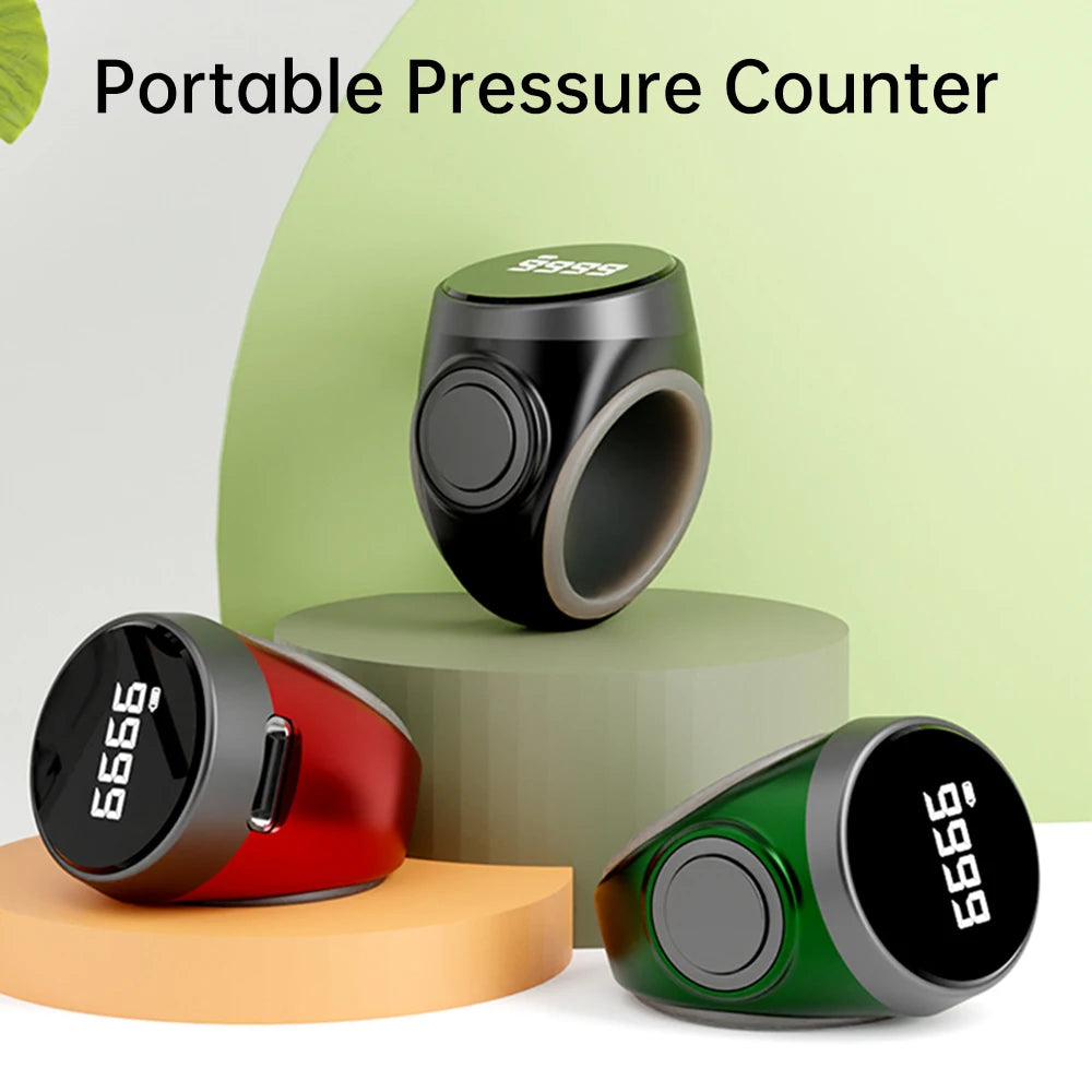 Digital Tasbih Finger Ring Counter