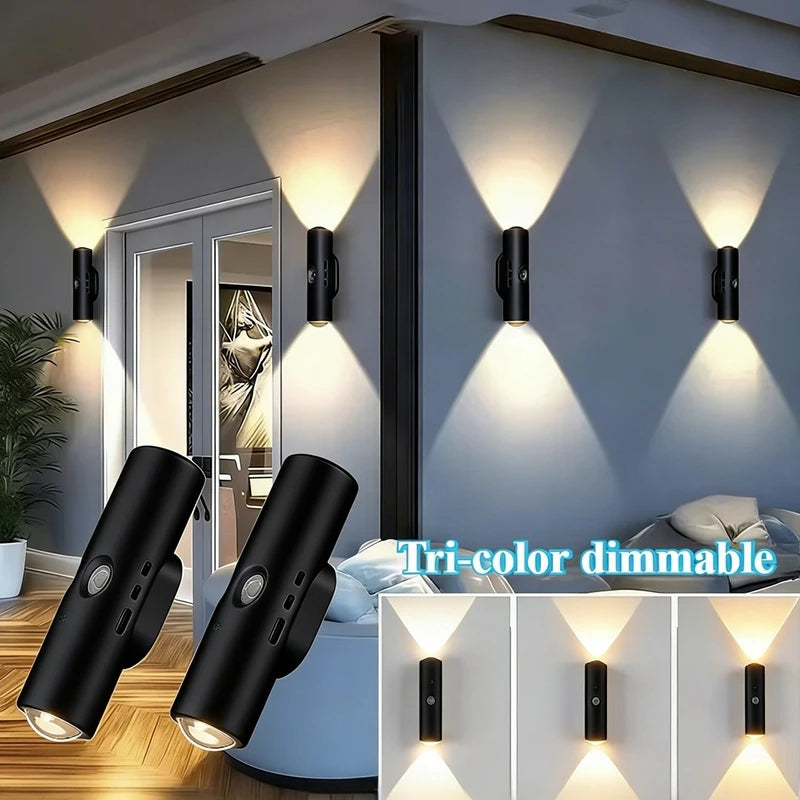 Rechargeable Motion Sensor Wall Spotlight