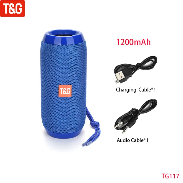 Portable Wireless Bluetooth Speaker with FM Radio