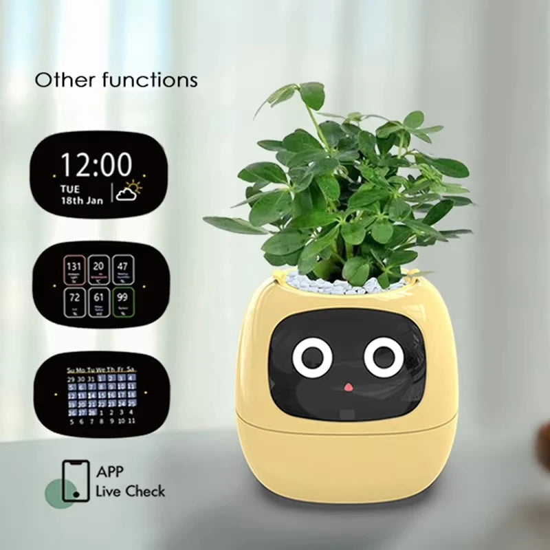 AI Smart Planter with 49 Expressions