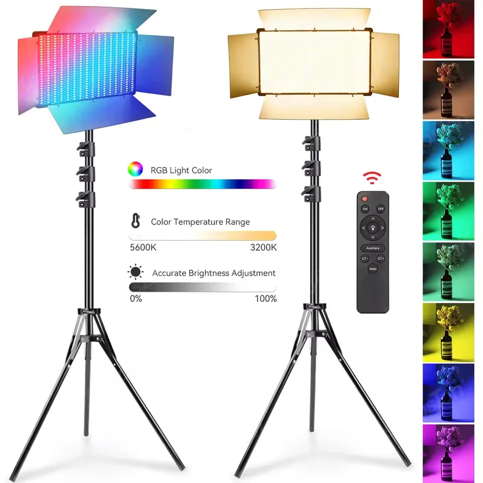 U600 / U800 RGB LED Studio Light with Tripod & Remote