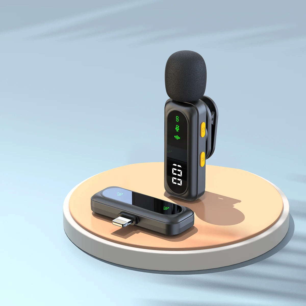 J21 Wireless Lapel Microphone for iPhone & Android
