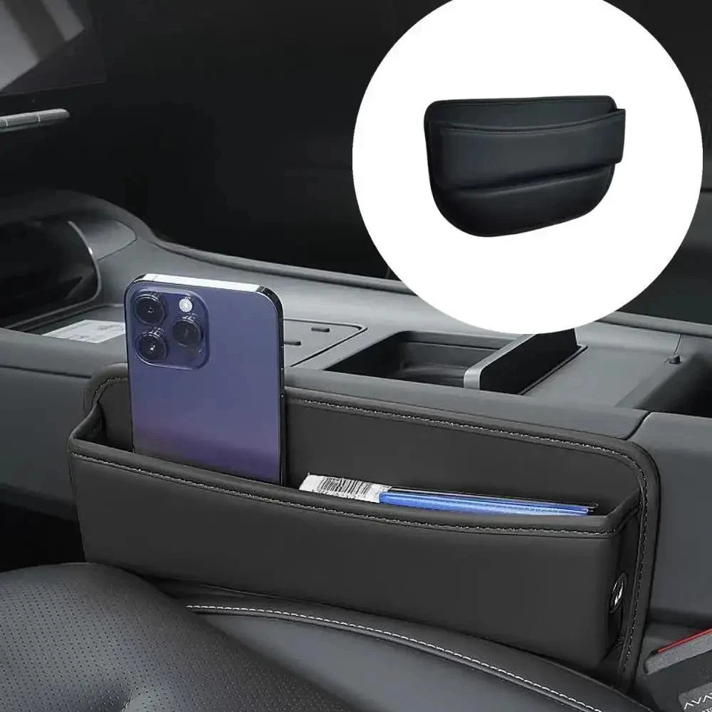 PU Leather Car Seat Gap Storage Box