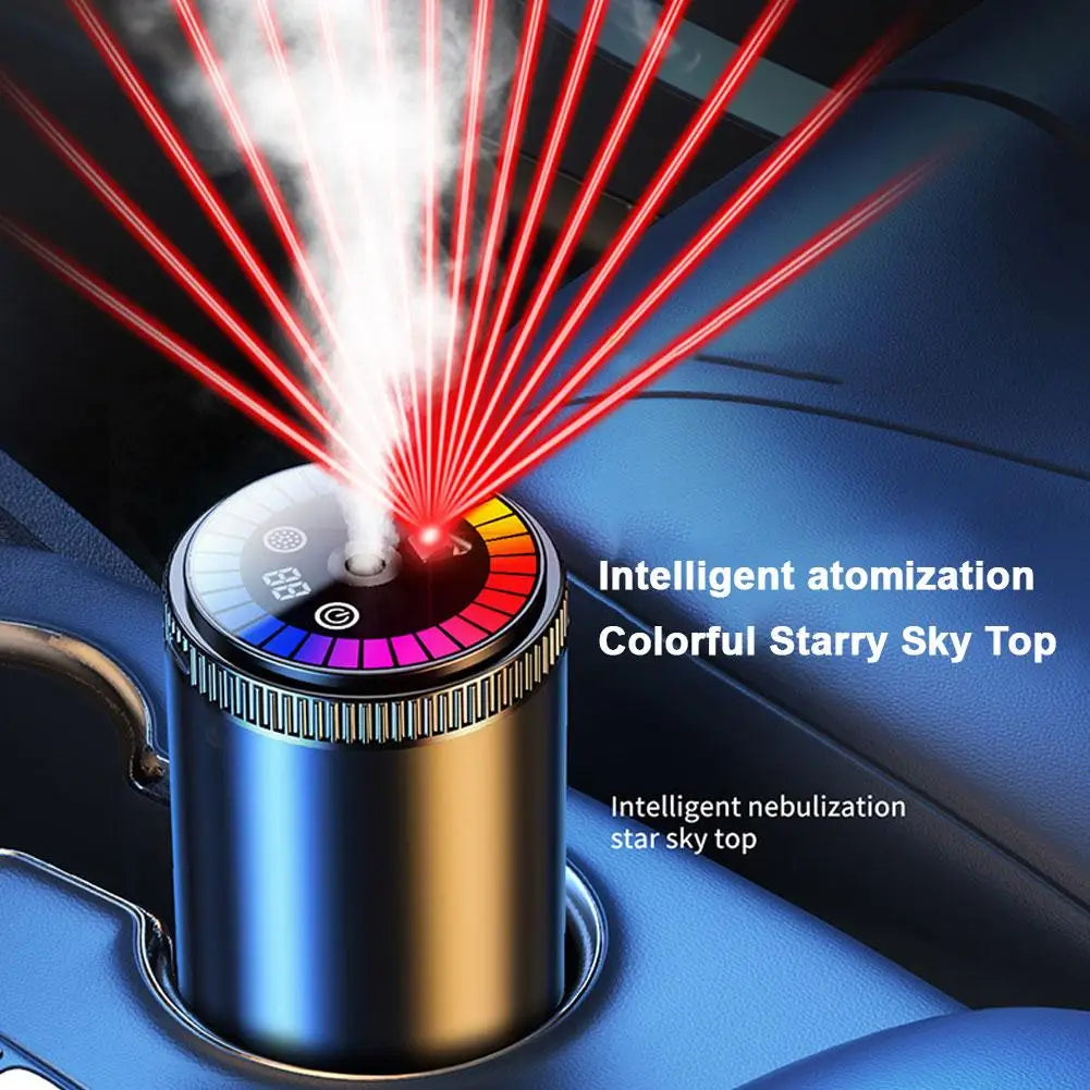 Smart Car Air Freshener with Starry Light