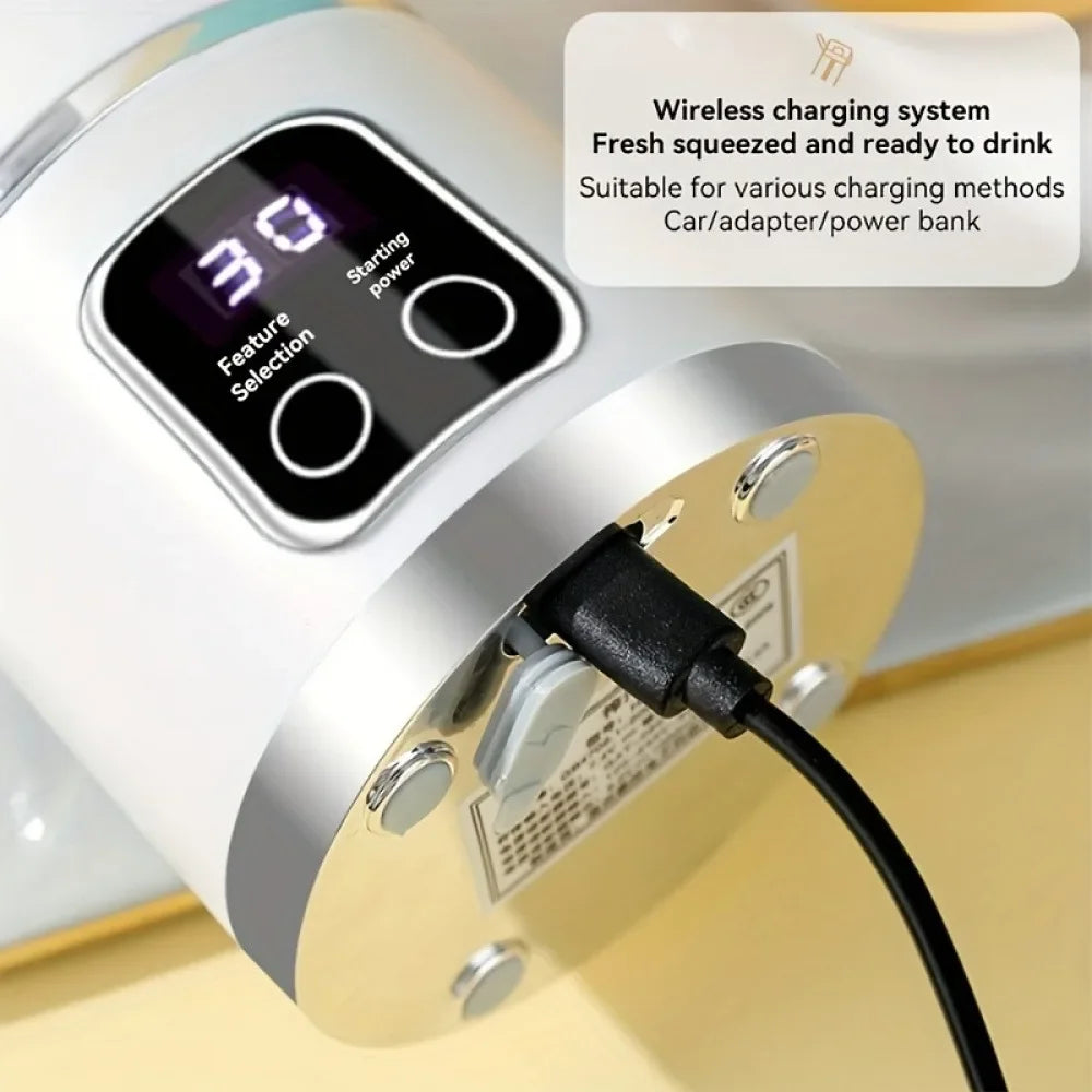 Mini Blender with Digital Display – 12 Blades