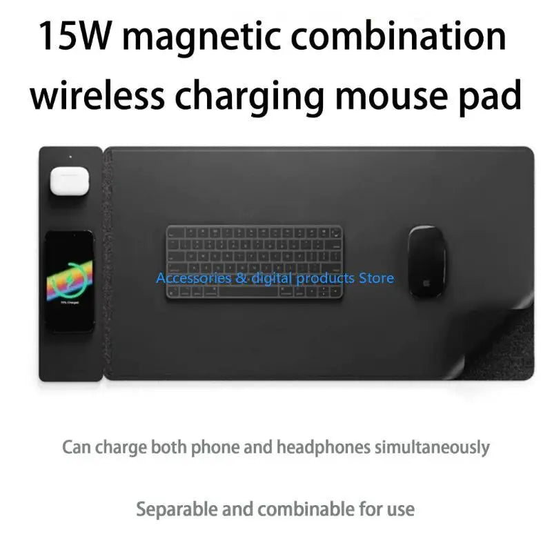 Gaming Mouse Pad with 15W Wireless Charger – 77JD
