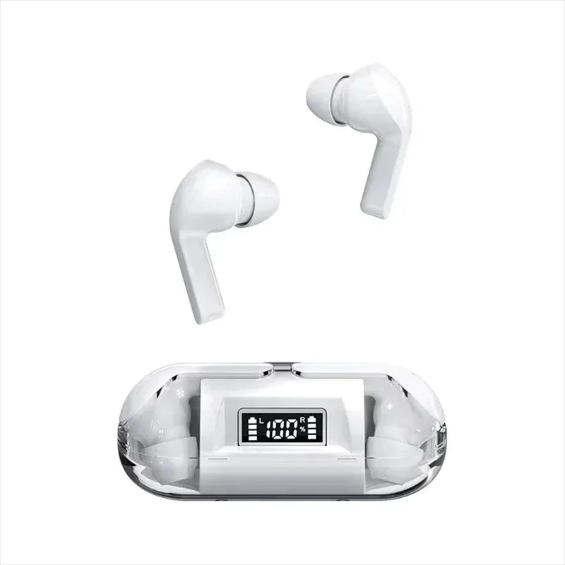 TWS Wireless TWS Bluetooth Earphone with LED Display Touch Noise Canceling Earbuds Sports Music Game Headset Waterproof