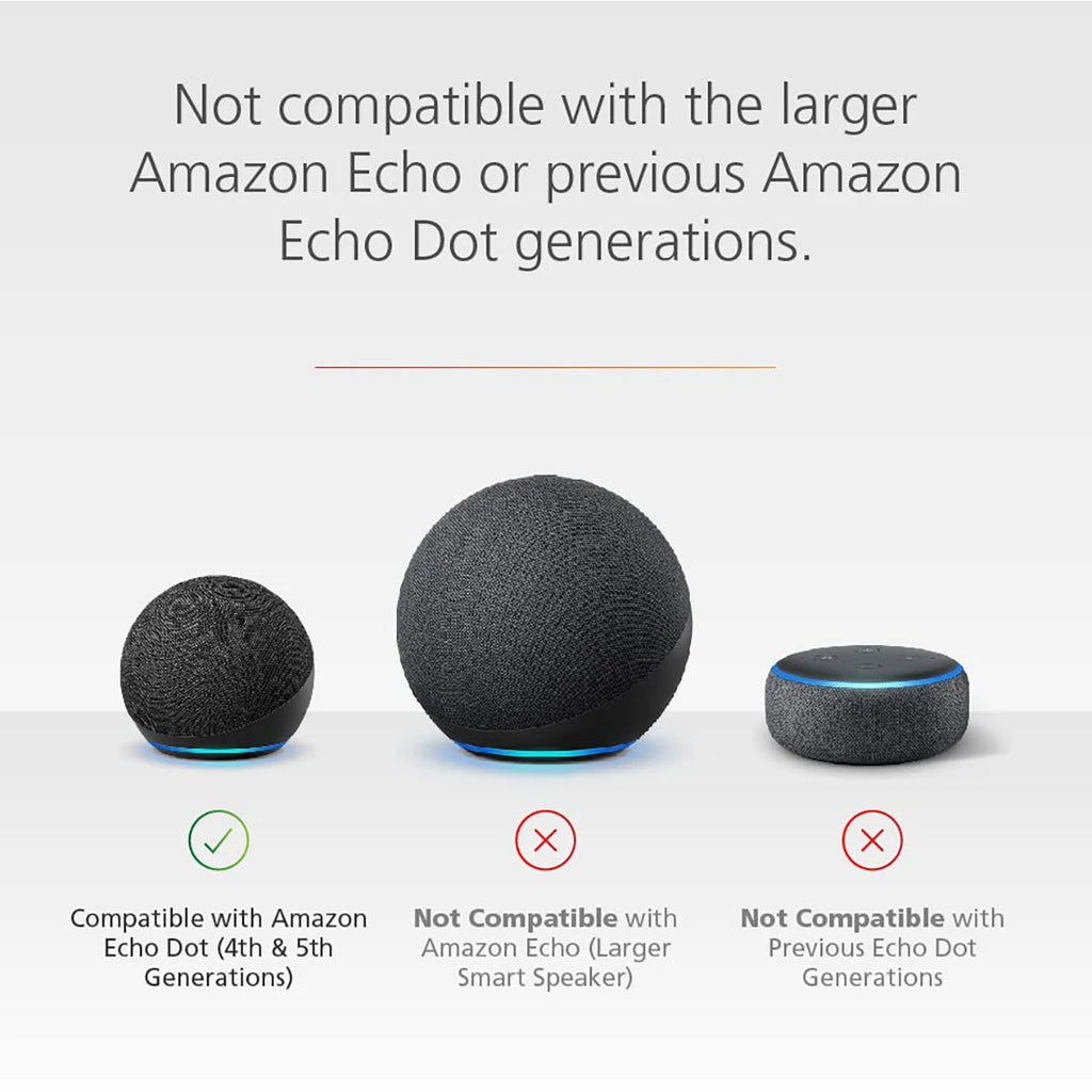 5200mAh Battery Base for Echo Dot 4th & 5th Gen