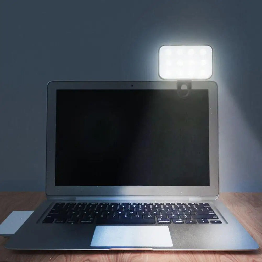 Clip-On LED Selfie Light for Phone & Laptop