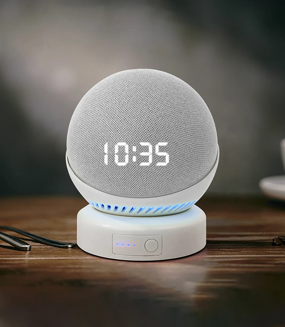 5200mAh Battery Base for Echo Dot 4th & 5th Gen