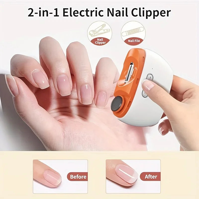Smart Electric Nail Trimmer Automatic Polished Armor Trim Nail Clipper Smart Home Suitable for Children Nail Trimming