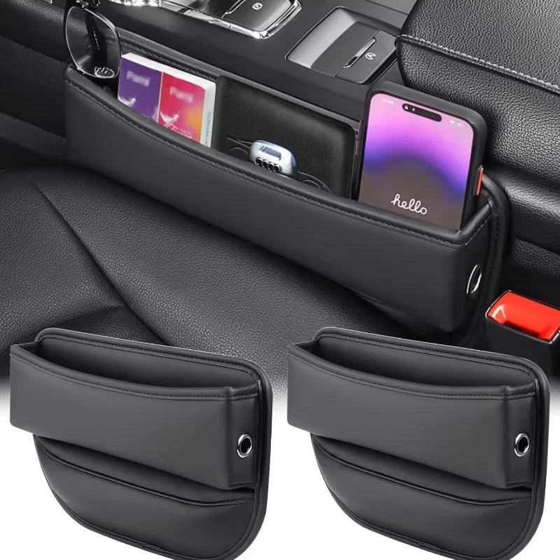 PU Leather Car Seat Gap Storage Box