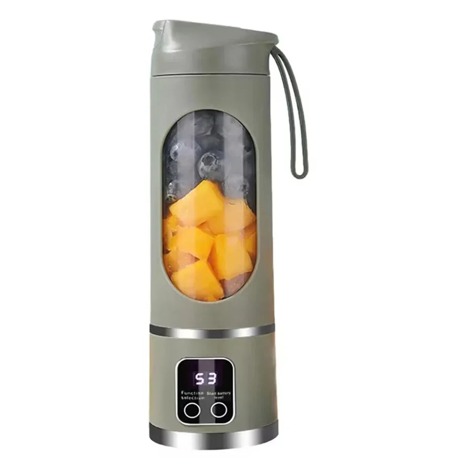 Mini Blender with Digital Display – 12 Blades