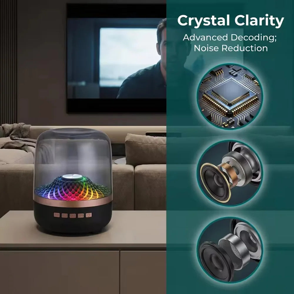 Transparent RGB Bluetooth Speaker