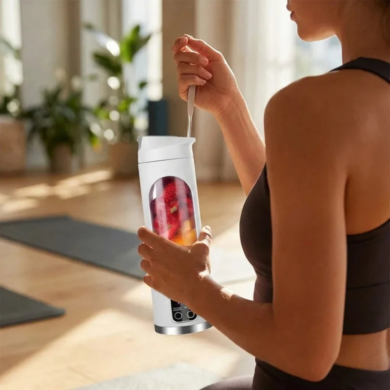 Mini Blender with Digital Display – 12 Blades