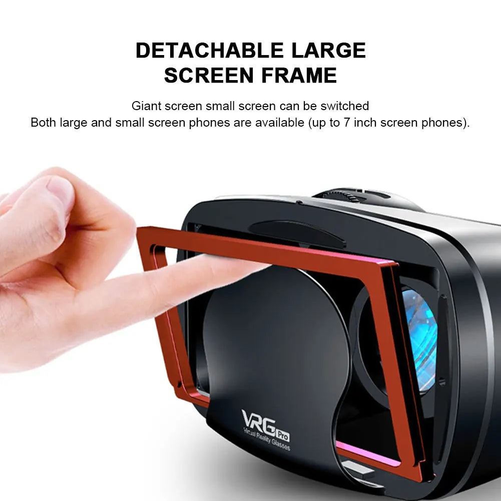 3D VR Headset for Phones – Headphone & Remote Bundles